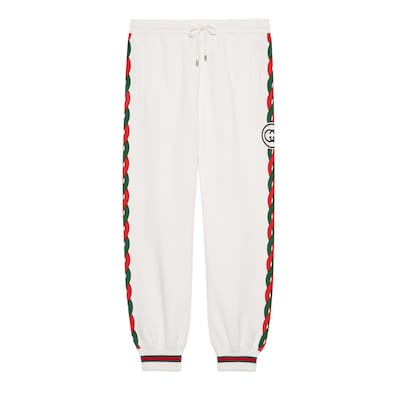 white gucci sweats