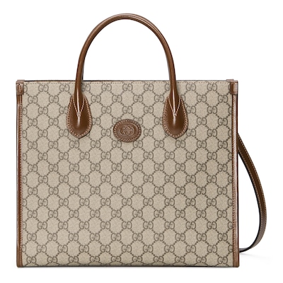 GG small tote bag in GG Supreme | GUCCI® US