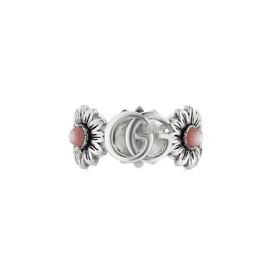 Anello gucci doppia hot sale g argento