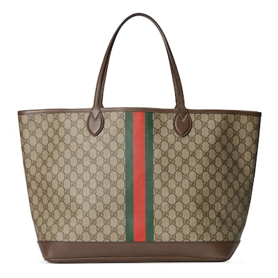 Large gg supreme tote outlet