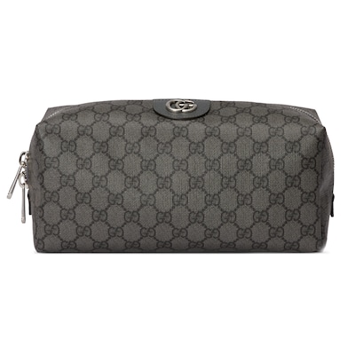 Ophidia small toiletry case in grey and black Supreme GUCCI Canada