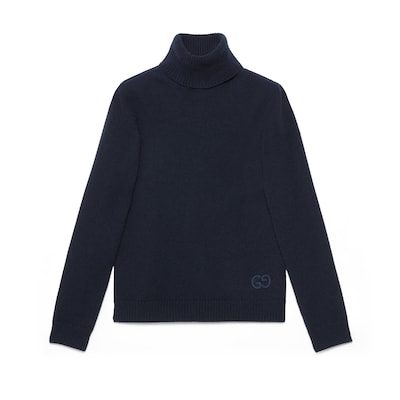 Gucci black turtleneck sweater on sale