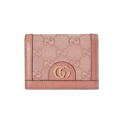 オフィディア〕GG カードケース ウォレットピンク キャンバス | GUCCI® JP