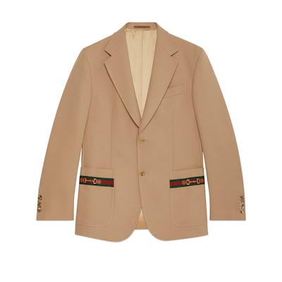 Beige gucci jacket online
