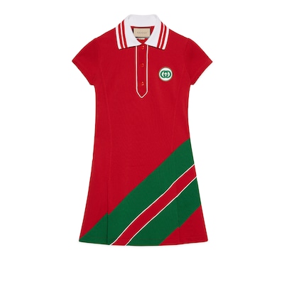 パーティードレス Piquet Polo Shirt Dress Cotton Piquet Polo Shirt Dress | Matsuya Ginza