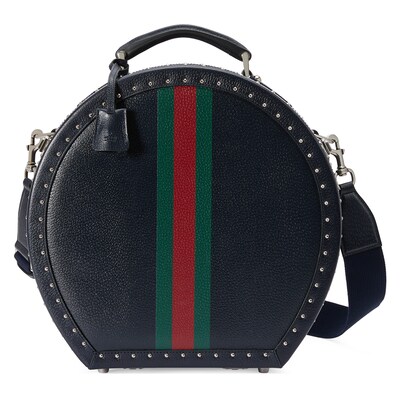 Gucci Savoy〕スモール ハットボックスダークブルー レザー | GUCCI公式 