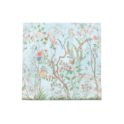 Tian print wallpaper in light blue | GUCCI® US