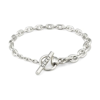 Gucci horsebit bracelet silver sale