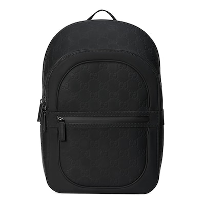 Black gucci mini backpack online