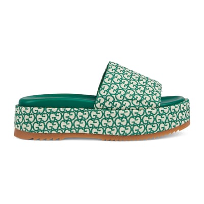 Womens gucci clearance platform slides