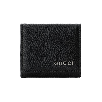 GUCCI ロゴ コインケースブラック レザー | GUCCI® JP