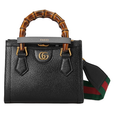 国産品 Gucci Diana small tote bag in black leather | GUCCI® US バッグ
