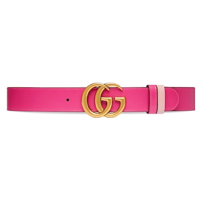 Pink shop gucci belts