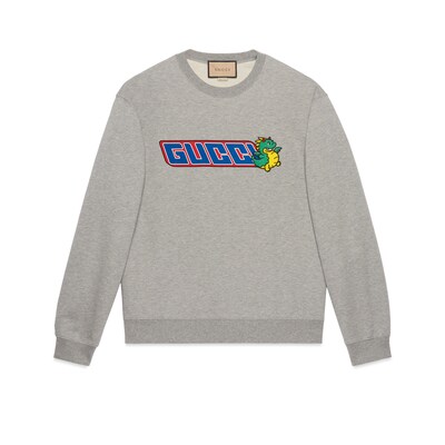 Gucci 80s cheap patch sweatshirt