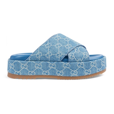 Gucci women's shop gg slides