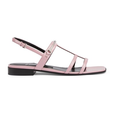Light pink flat sandals top