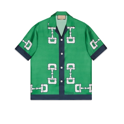 Gucci online bowling shirt