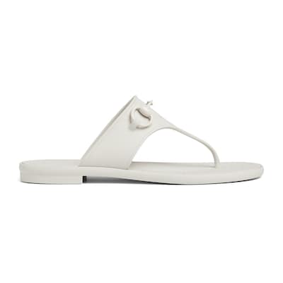 Gucci katina rubber thong sandal discount
