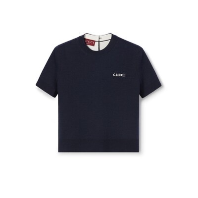 GUCCI★新品★ウールカシミア★ニットベスト★XXS★13000円→6900円 GUCCI(グッチ) 2024AW インターシャウールカシミヤセーター