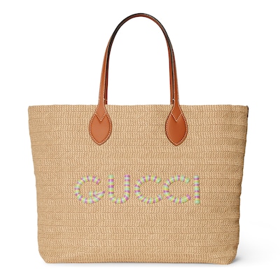 gucci patch tote