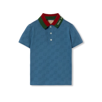 Gucci blue polo outlet