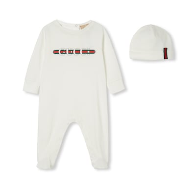 Gucci baby romper best sale