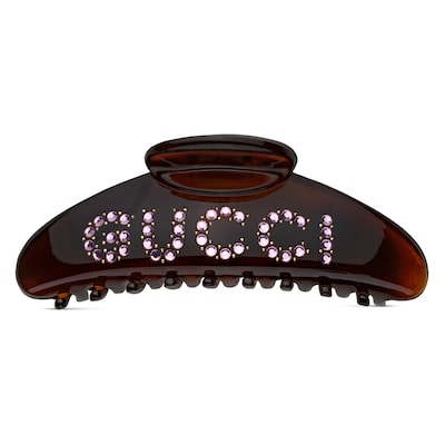 関税込★GUCCI クリスタル ヘアクリップ 人気商品は 楽天市場】GUCCI グッチ Cyrstal GUCCI Hair Clip