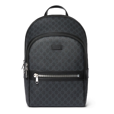 GG backpack in black Supreme | GUCCI® US