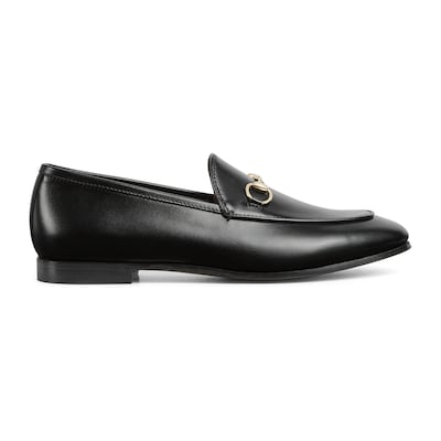 Women s Gucci Jordaan loafer in black leather GUCCI NL