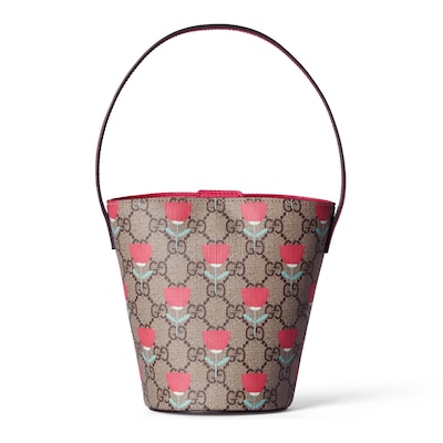国内直営**GUCCI** キム・スンヨン GG プリント バケットバッグ キム・スンヨン GG クリスタル バケットバッググリーン | GUCCI公式