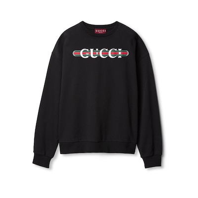 Gucci Ghost 'Diamond' cotton jersey top sweater