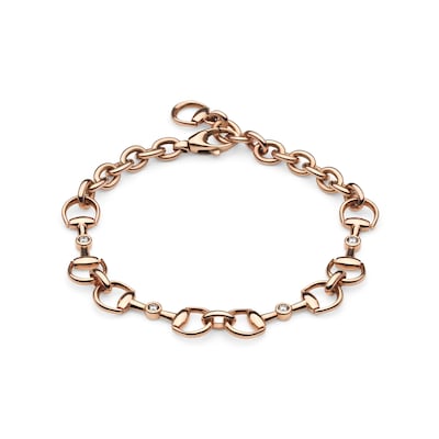 【予約販売】本 gold rose 18k in bracelet diamond Horsebit 18k | US GUCCI® アクセサリー
