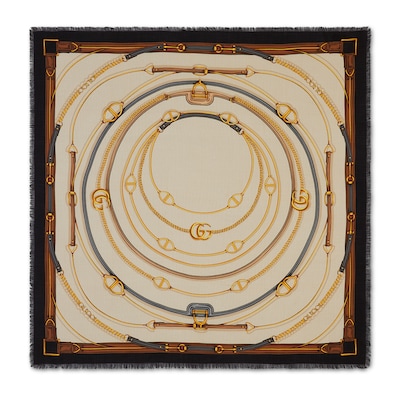 【限定販売】 and ivory in shawl silk cashmere print belt GG black US GUCCI® | ドラゴンボールカード