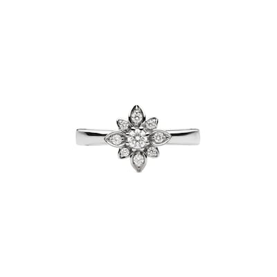 グッチ フローラ〕日本限定 18K ダイヤモンド リング18K