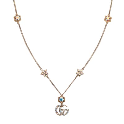 Gucci double g necklace gold hotsell