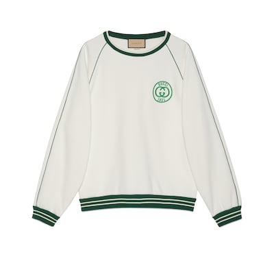 Gucci stripe crewneck hotsell