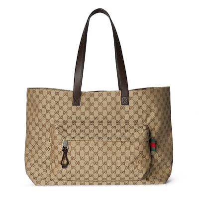 Gucci canvas tote sale