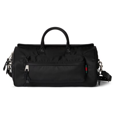 GUCCI ドラムバッグ ネイビー GUCCIナイロンバック ボストン