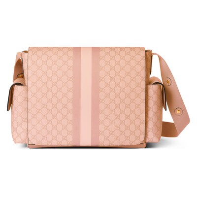 Ophidia diaper bag in dusty pink GG Supreme GUCCI US