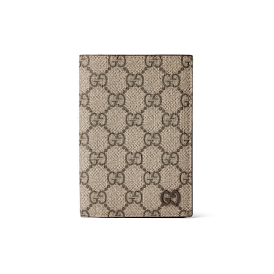 （お得な特別割引価格） case passport GG interior Brown in Supreme ebony and beige 小物
