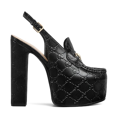 Gucci high heels black hotsell