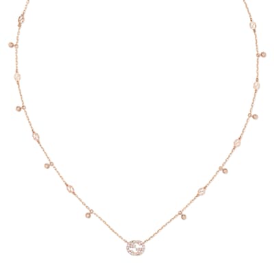 美品✨ グッチ ネックレス インターロッキング ハート TWICE