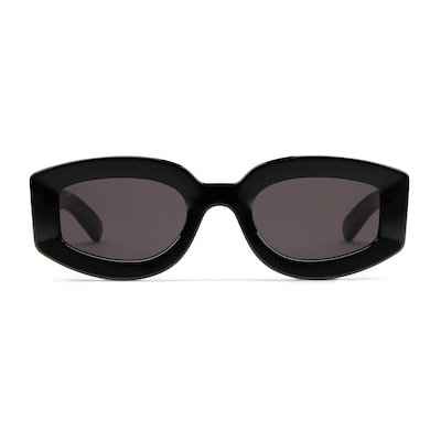 Sonnenbrille mit geometrischem Rahmen in schwarz | GUCCI® DE