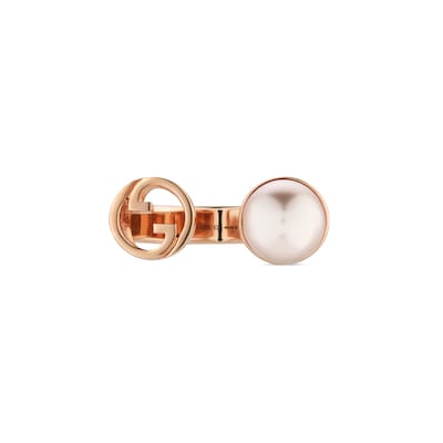 【GUCCI】〔グッチ ブロンディ〕レジン パール リング 797423_I4620_8522_002_100_0000
