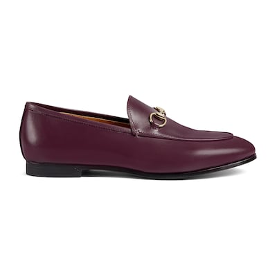 Womens gucci jordaan loafer on sale