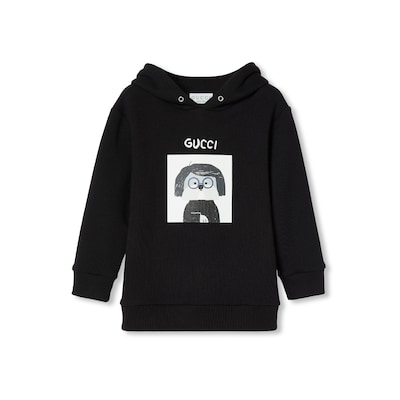 Children s printed sweatshirt in black GUCCI SE