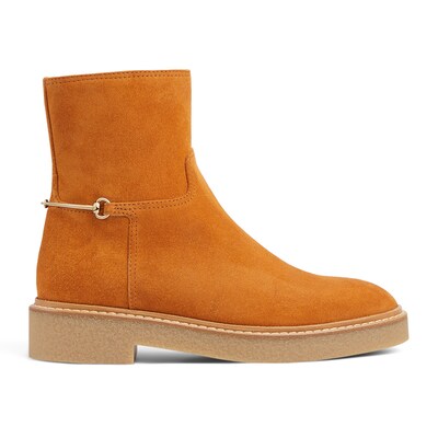 Gucci suede ankle boot deals