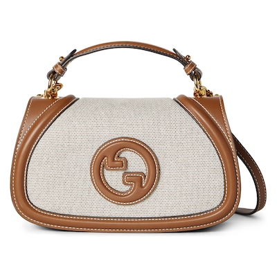 ハンドバッグ Gucci Gucci Blondie Medium Handbag In Smooth Leather Gucci Blondie medium top handle bag in Rosso Ancora red