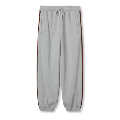 GUCCI Cotton Jersey Jogging Pant Grey Ready to wear