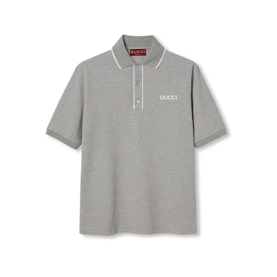 GUCCI グッチ 長袖 ポロシャツ メンズ XXL ホワイト レッド
